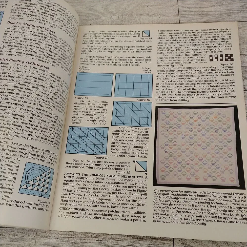 Classic Basket Quilting Patterns - Porter & Fons -‎ 1984 Sewing Craft Book
